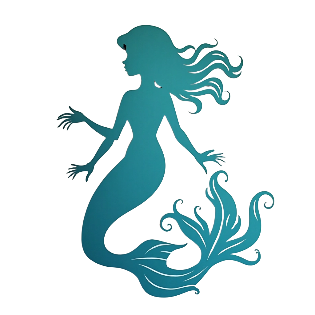 Enchanted Mermaid Silhouette